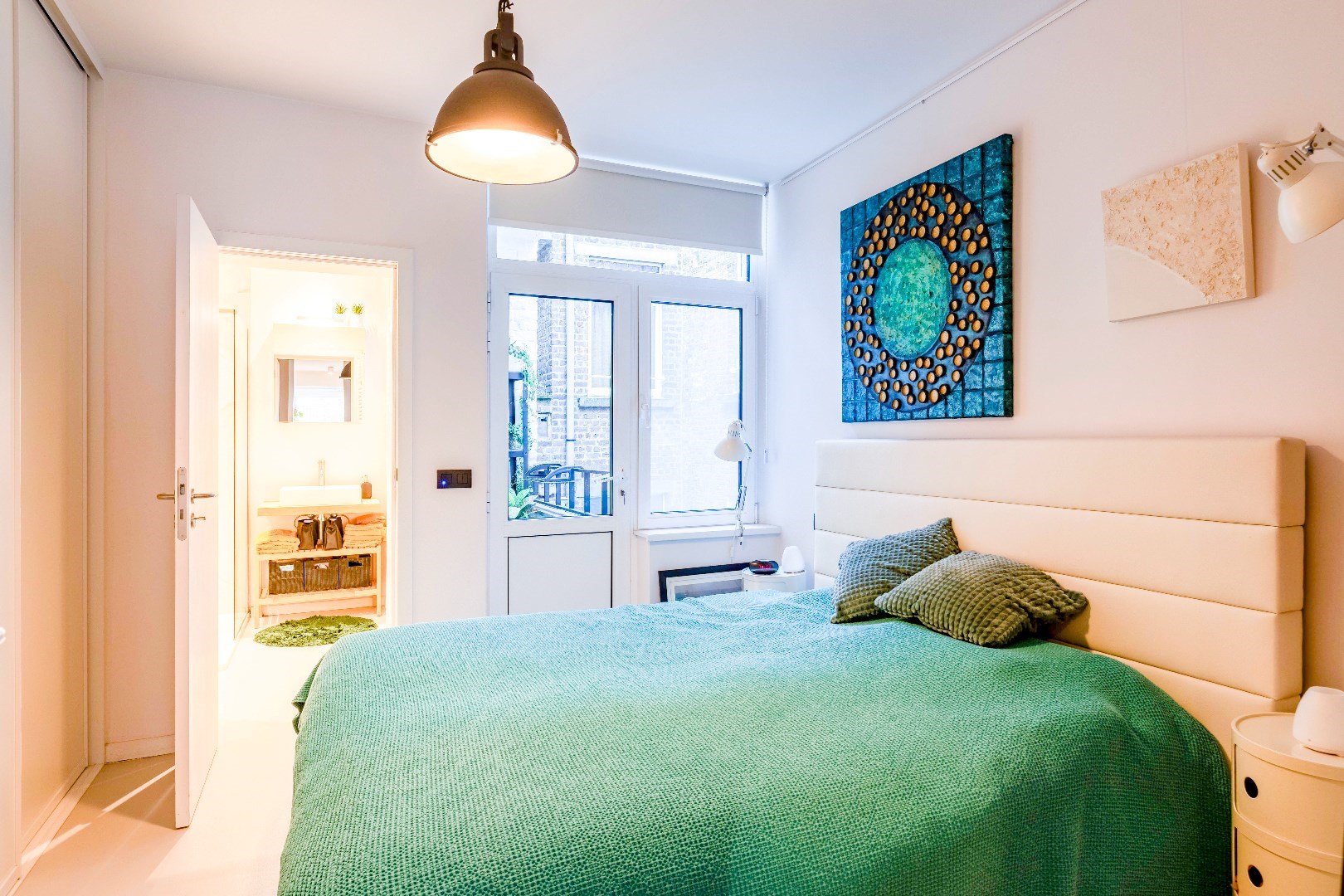 Exclusief 1-slp. app. in het centrum van de stad. 