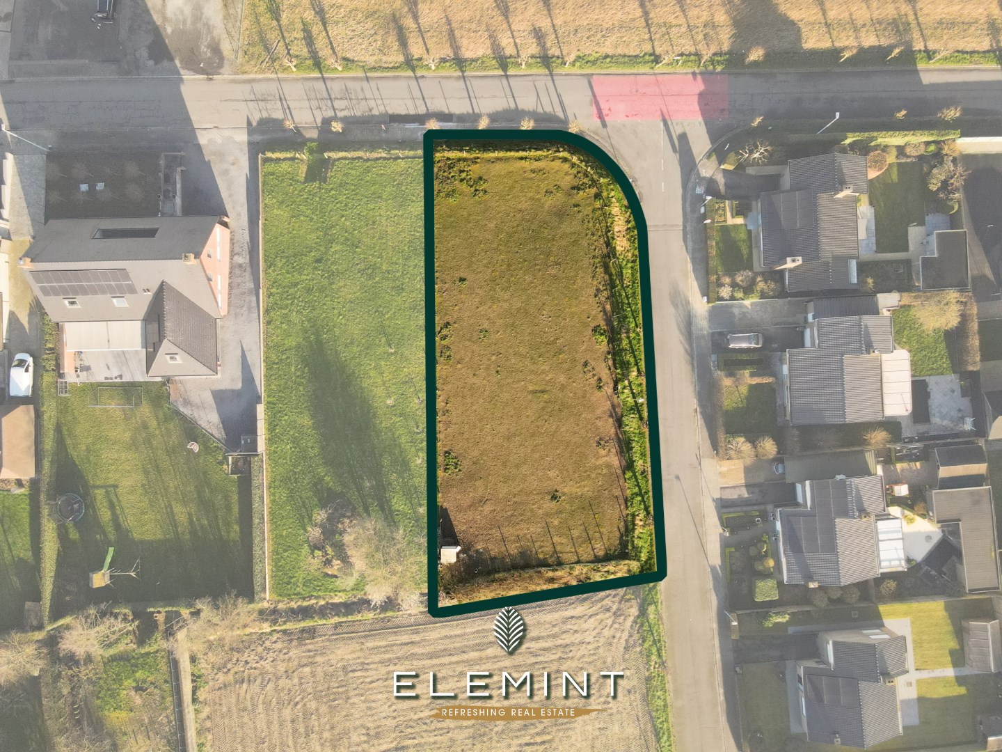 Prachtig lot bouwgrond voor 2 HOB 