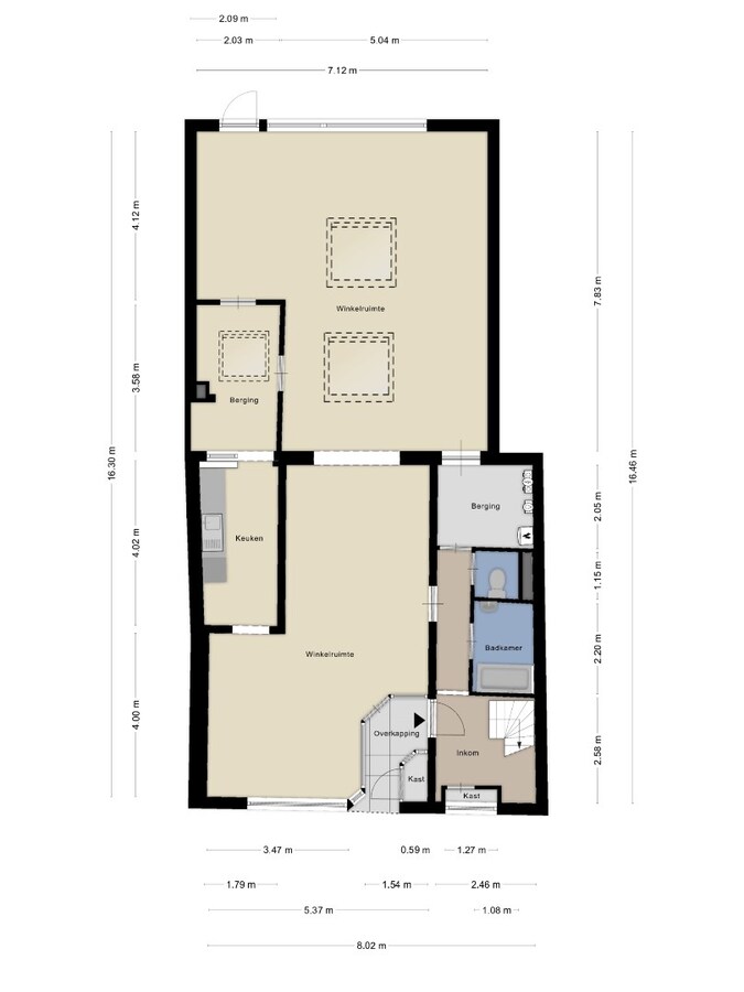 Handelshuis met winkelgedeelte en appartement te Duffel 