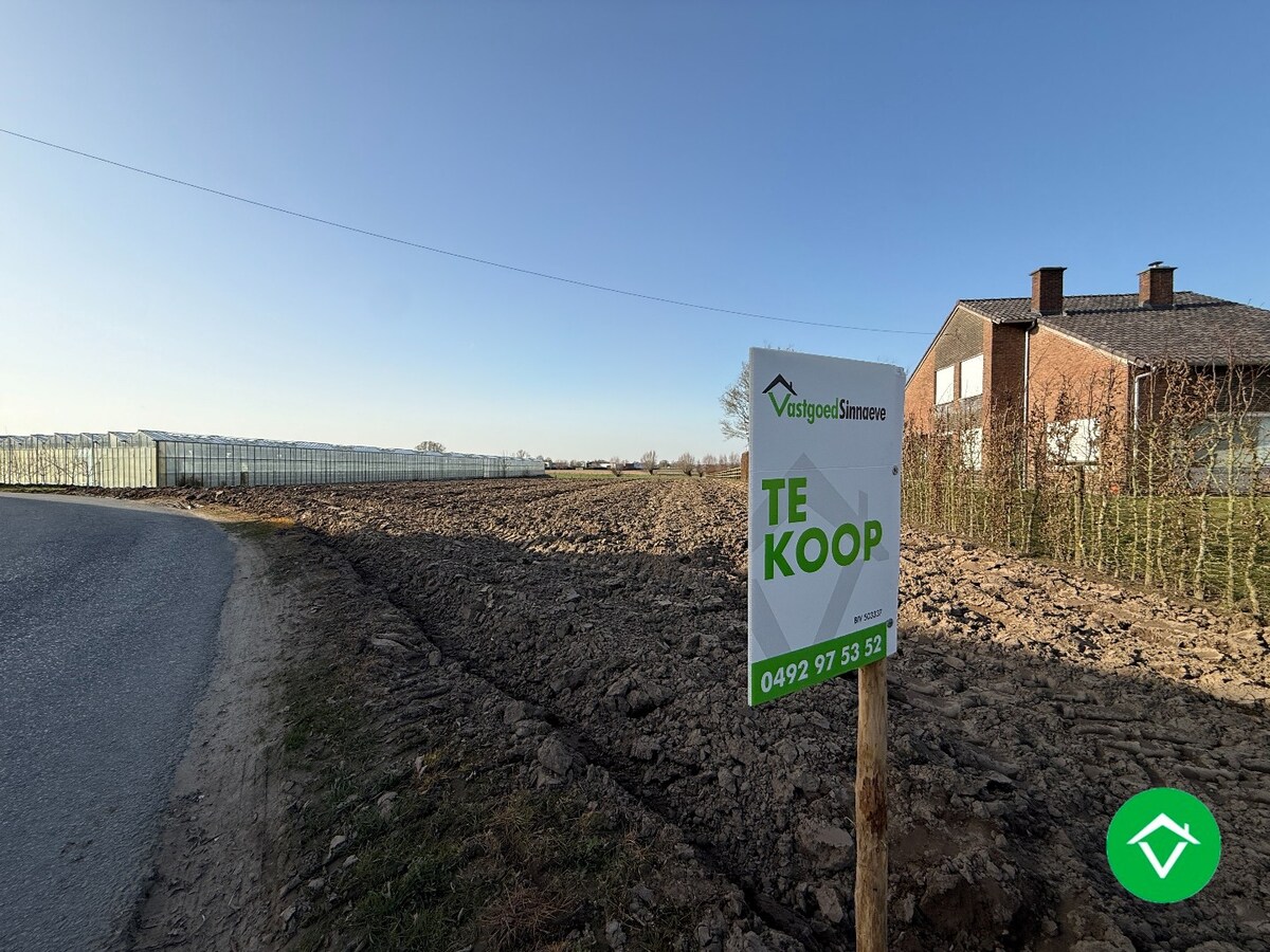 Bouwgrond (1291m²) op één rustige, gunstige ligging te Gits 