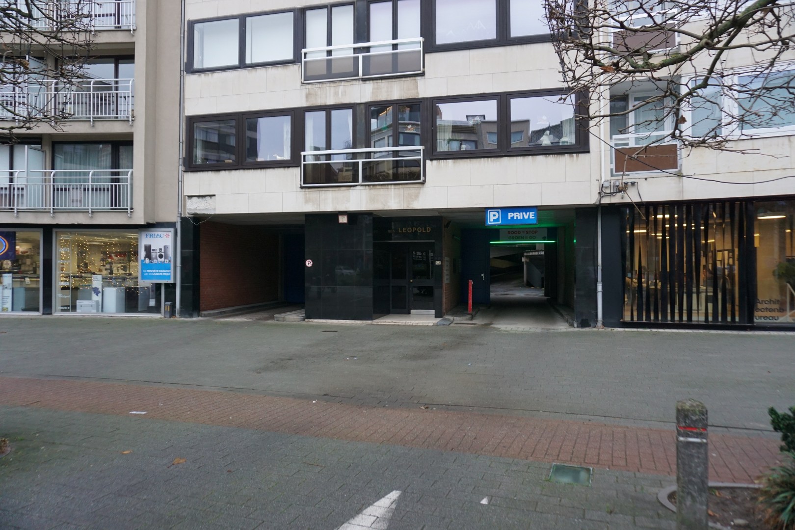 Autostaanplaats in parking Leopold 