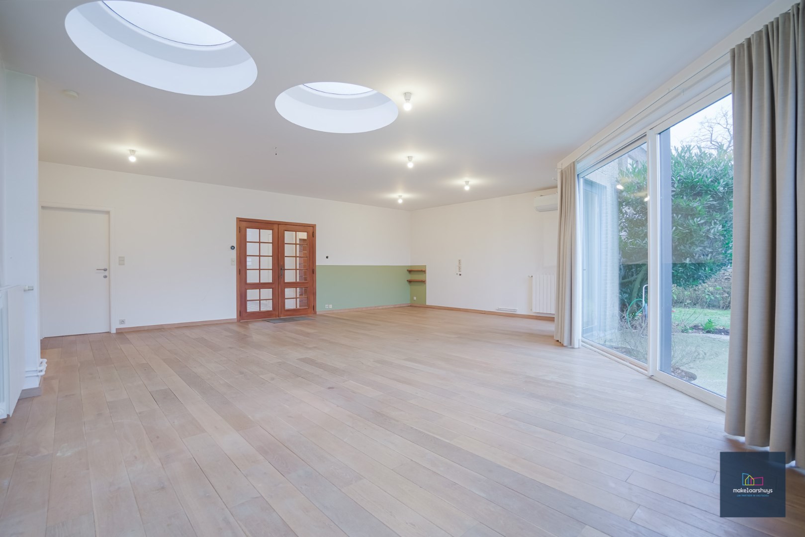 Ruime woning met zicht op het Claeys Bouüaertpark 