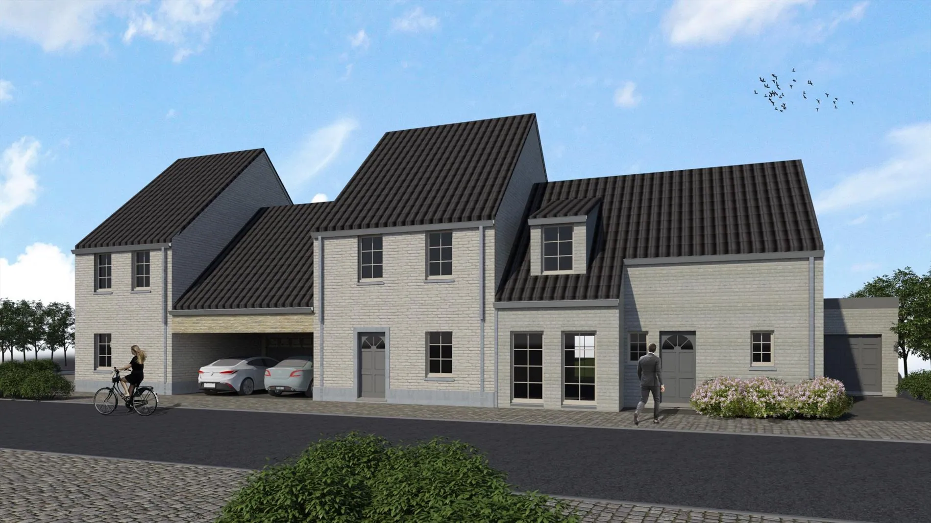 Stijlvolle nieuwbouwwoning in landelijke stijl te Bekegem   