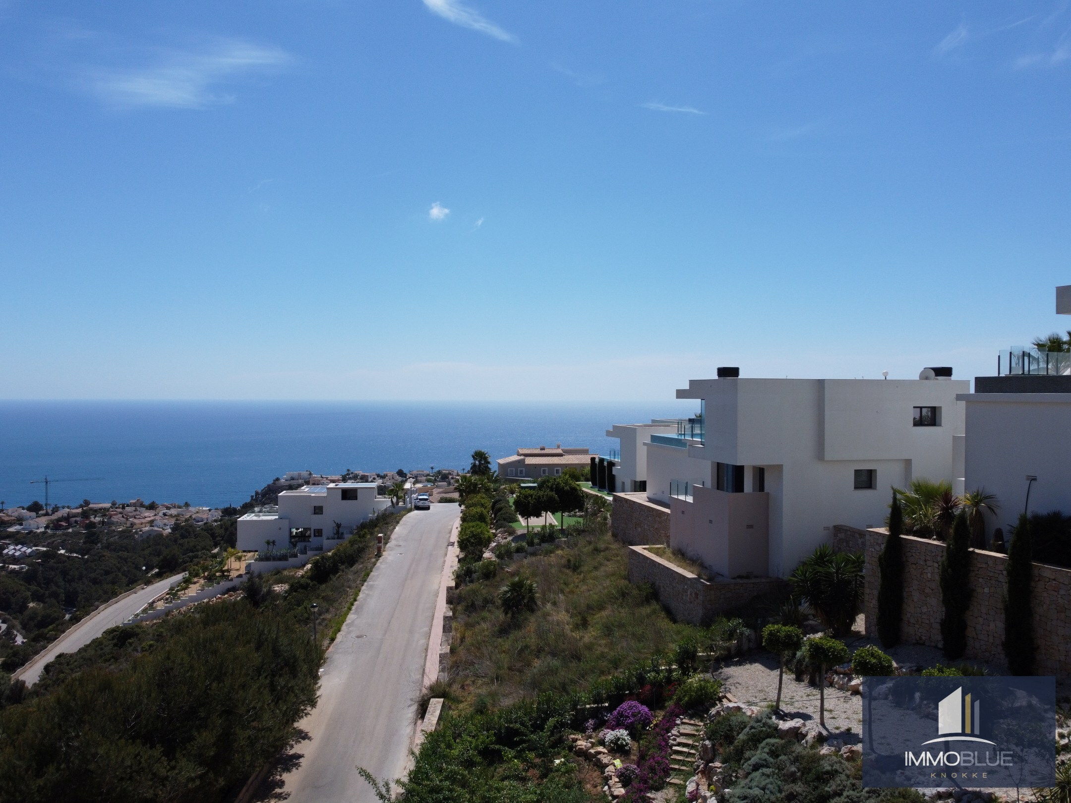 Villa contemporaine avec vue sur mer à Cumbre del Sol. 