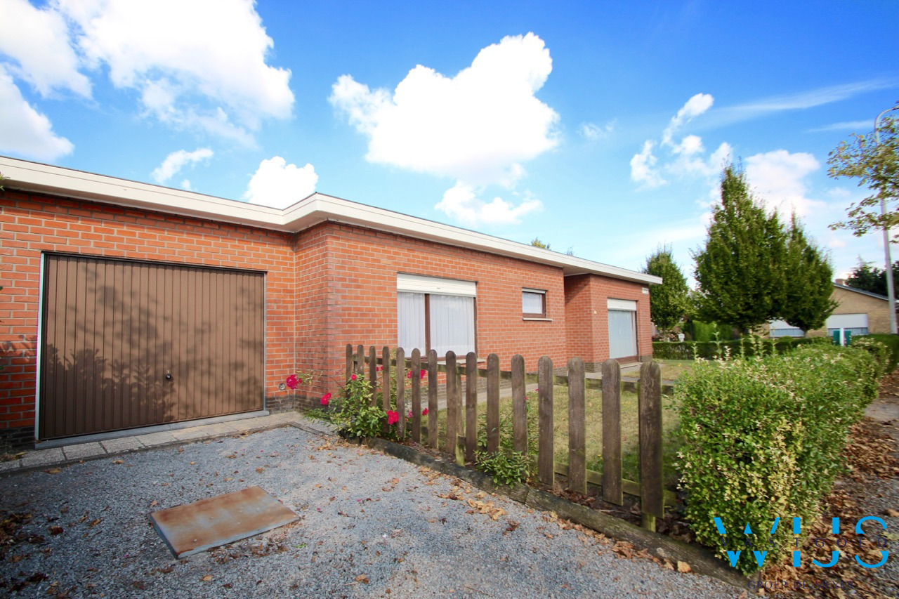 Zeer rustig gelegen bungalow te ERTVELDE 