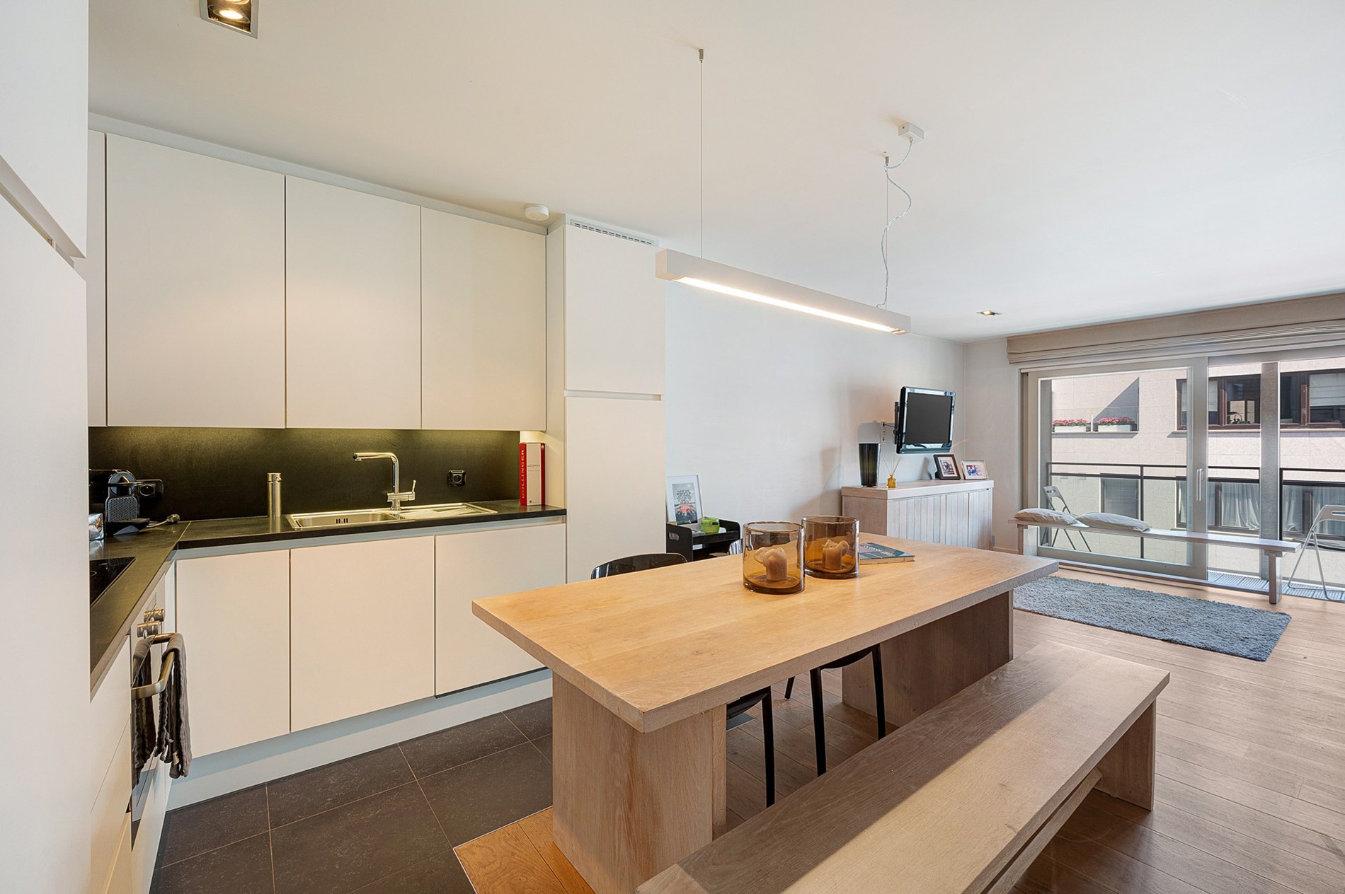 Recent 2-slaapkamer appartement centraal gelegen vlakbij zee in Knokke 
