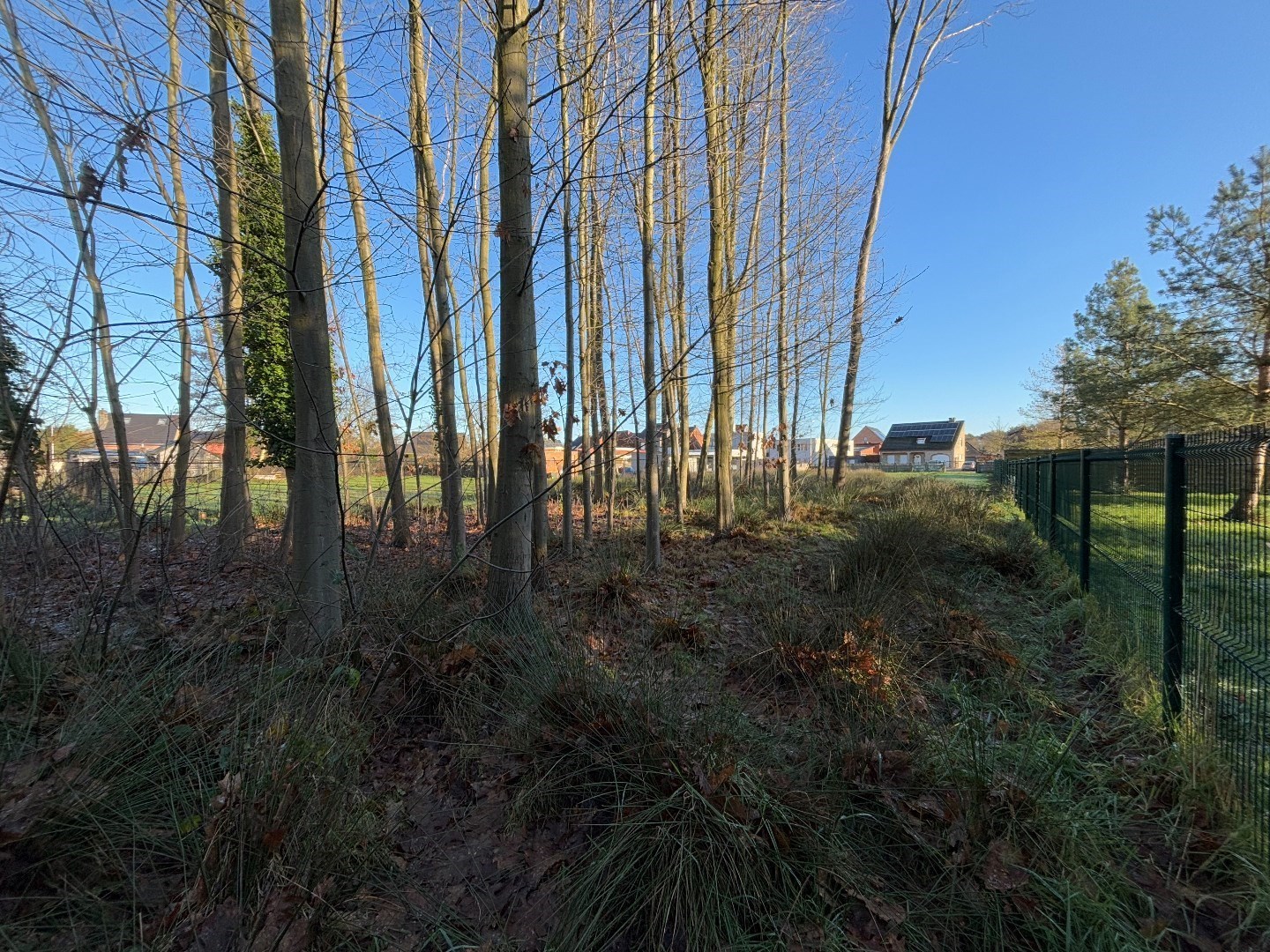 Bouwgrond van 8a 69ca voor halfopen bebouwing in Ham 