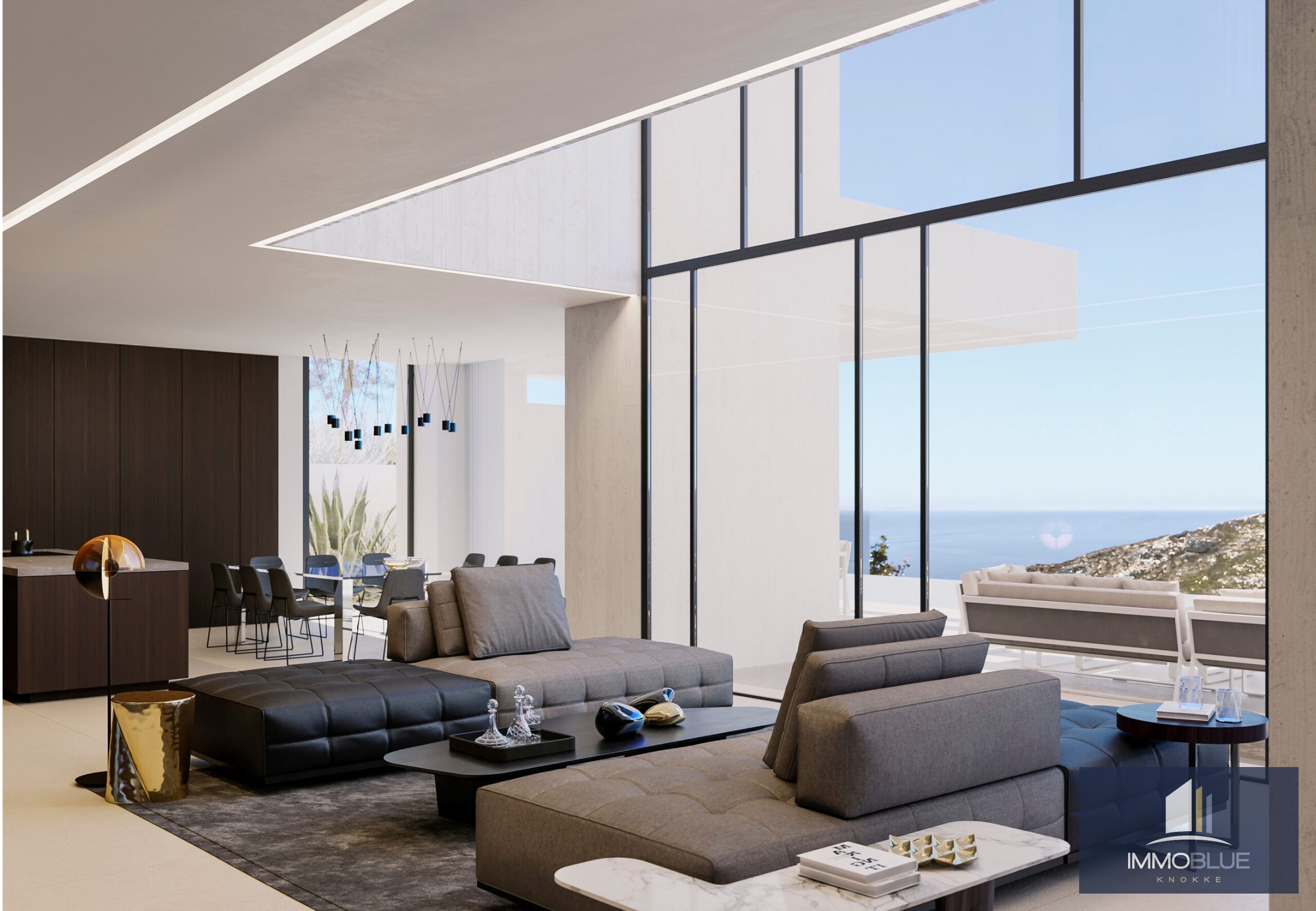 Nieuwbouwvilla met een prachtig zeezicht gelegen in La Granadella. 