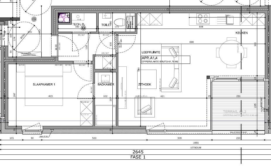 Recent nieuwbouwappartement gelegen op topligging te Eernegem 