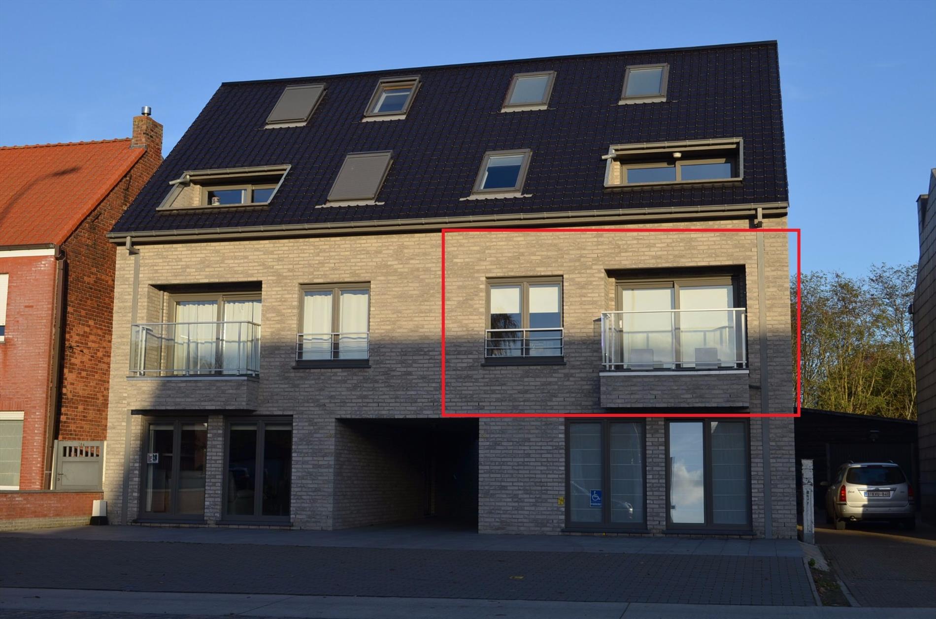 Appartement met 2 slpks, zonnig terras en parkeerplaats te Maldegem 