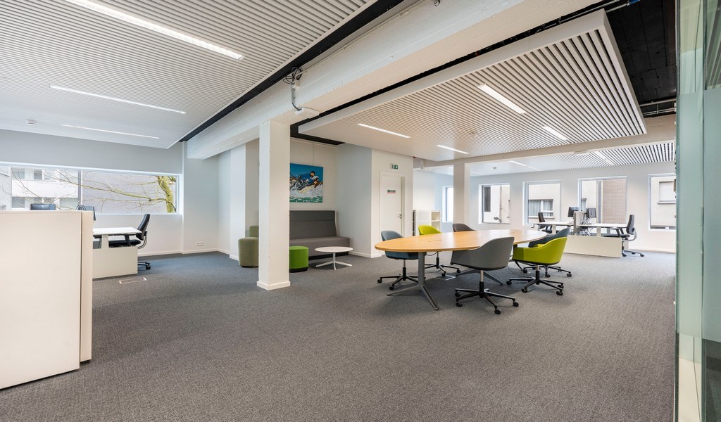 Volledig ingerichte kantoren te huur in renovatieproject Papyrus in Antwerpen