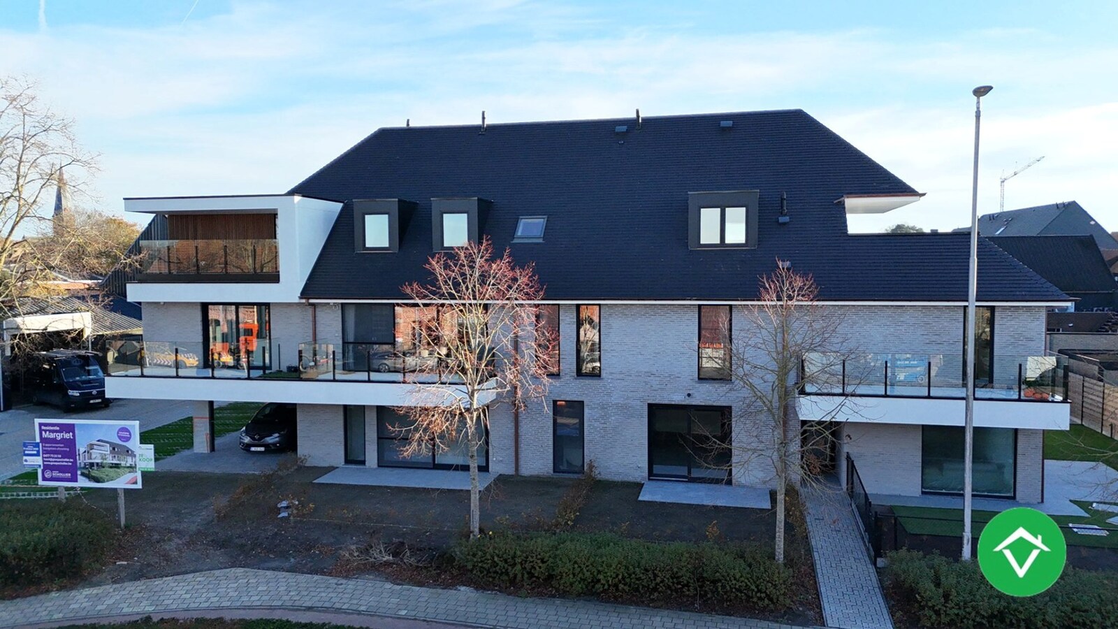 Nieuwbouwappartement met 2 slaapkamers en 1 terras in centrum Koekelare 