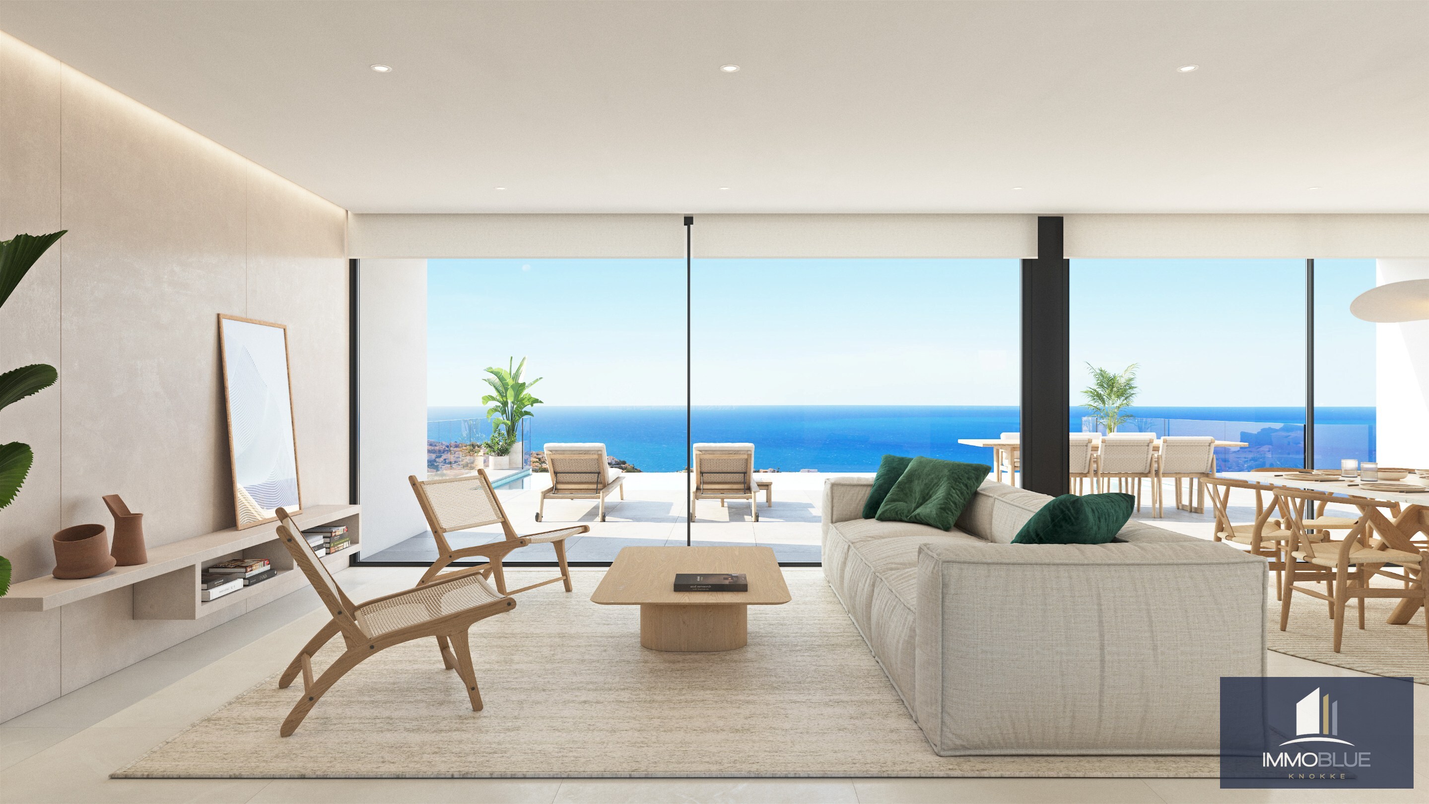 Luxe et tranquillité au bord de la Méditerranée. 