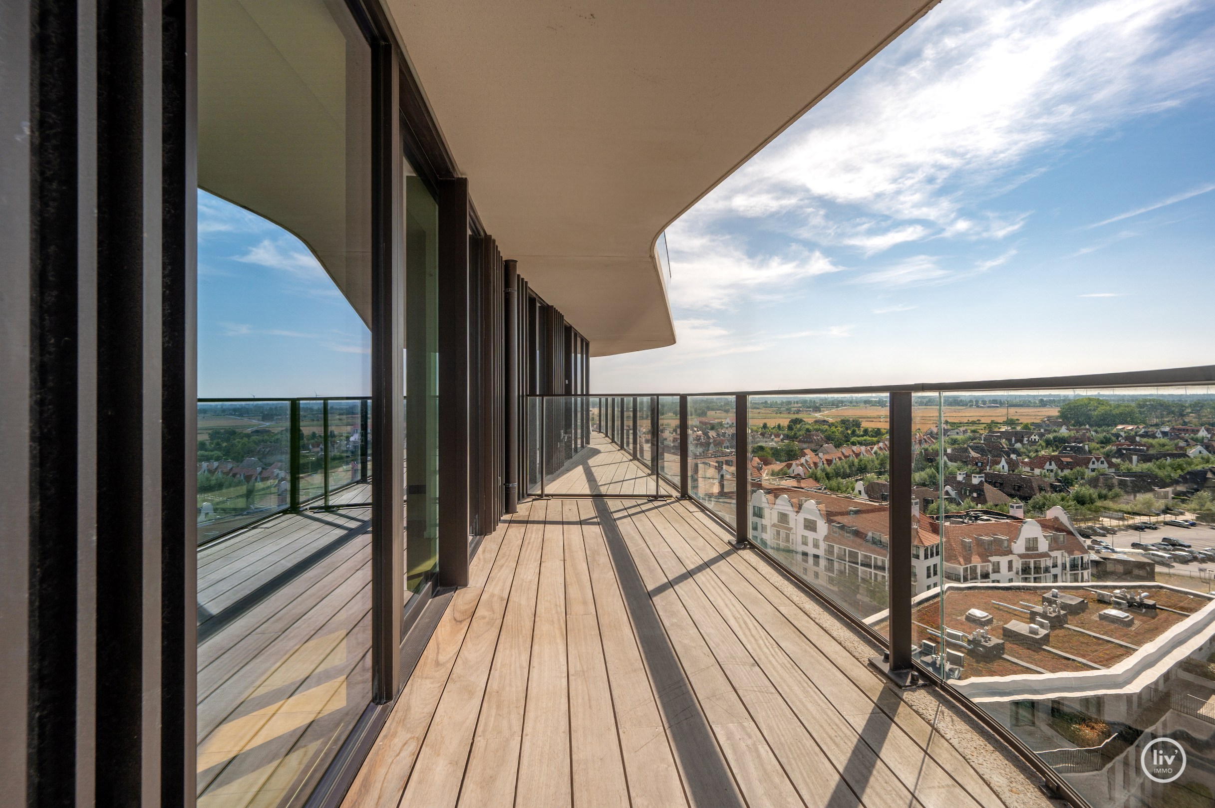 Appartement exclusif de nouvelle construction avec vue panoramique dans la résidence The Tower - Duinenwater, Knokke 