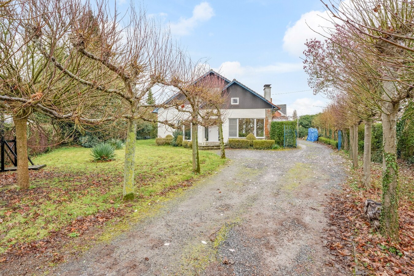 Op te knappen karakteristieke hoekwoning, 4 slpk, (EPC-label C) gelegen aan het Haspengouwse landschap. 