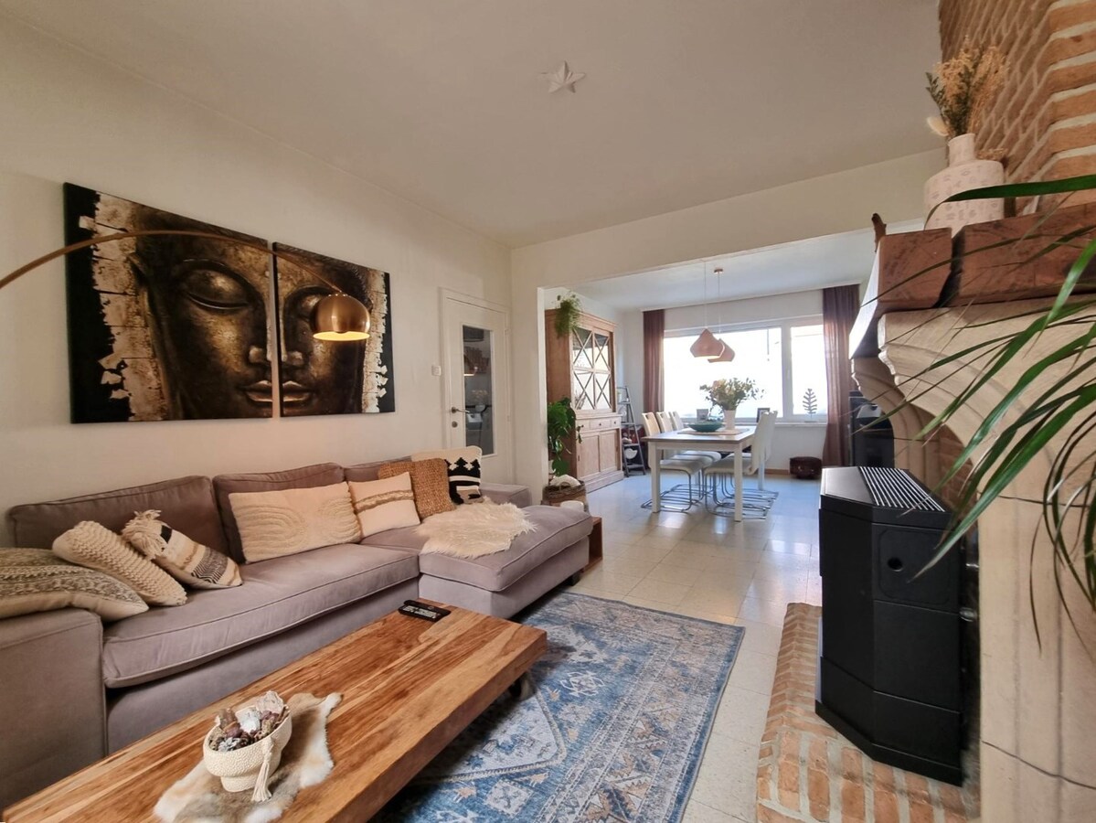 Toffe, ruime en lichtrijke gezinswoning met knappe zuidgerichte tuin - Heist 