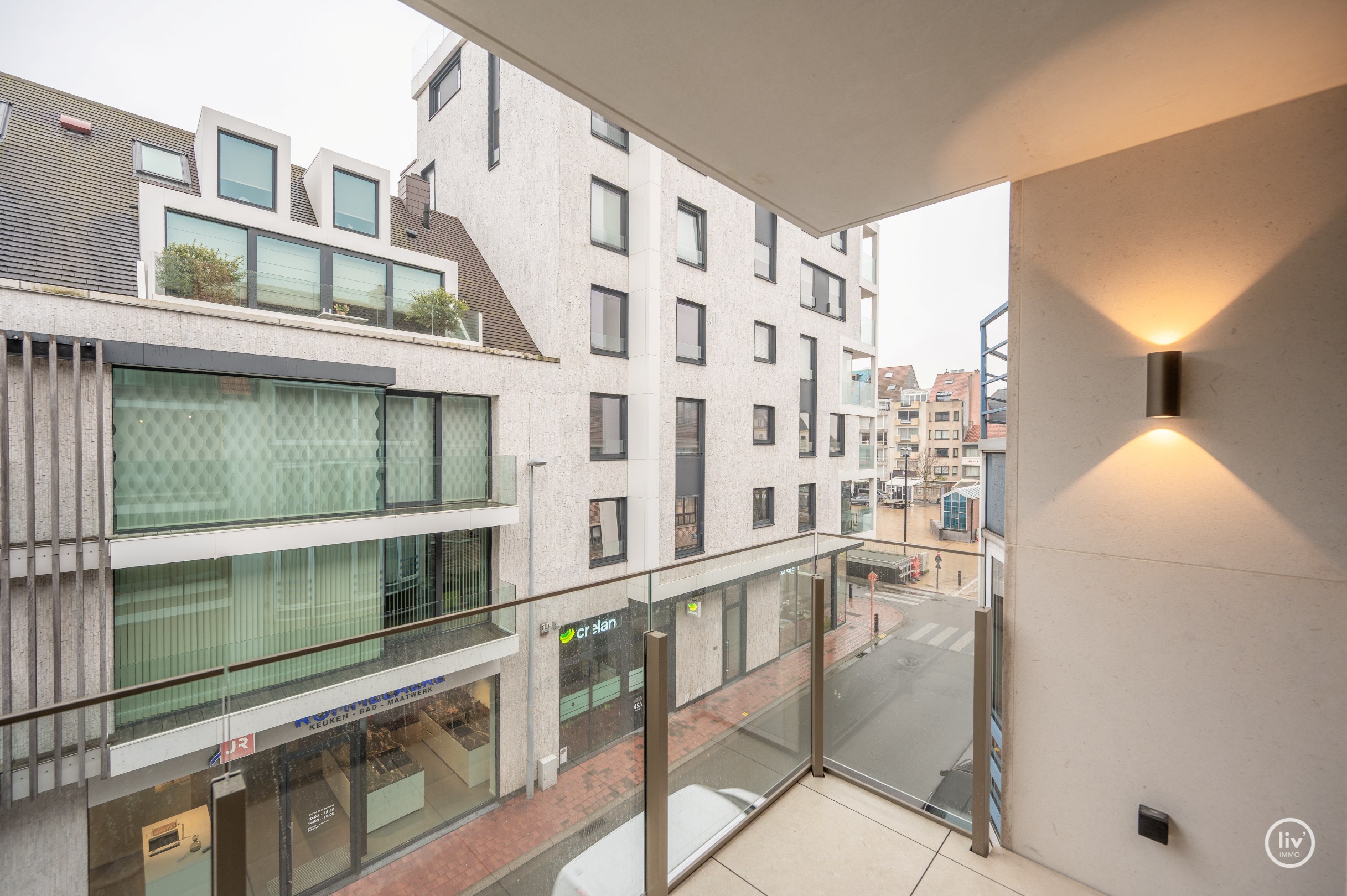 NIEUWBOUWPROJECT MADELEINE: Modern appartement met 2 slaapkamers gelegen in het centrum van Knokke. 