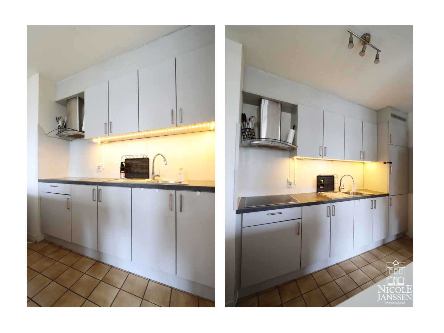 Praktische keuken voorzien van alle comfort