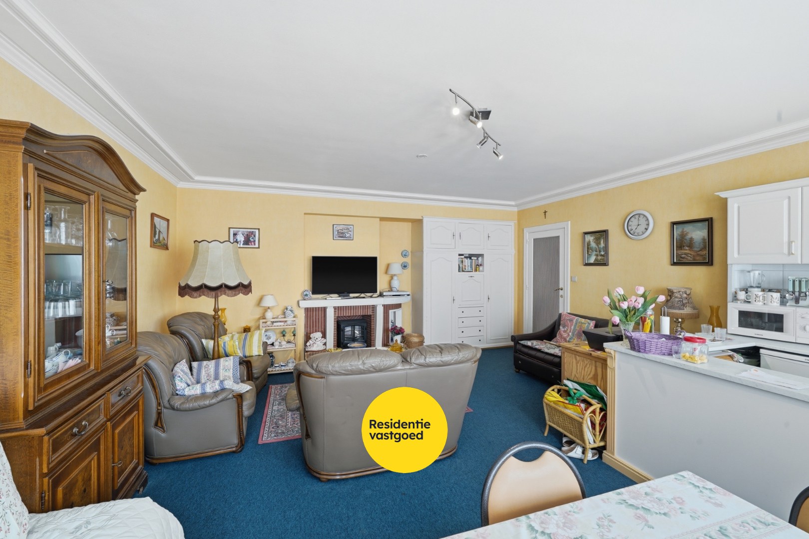 Appartement met zijdelings zeezicht op topligging aan de Albert I-promenade in Oostende 