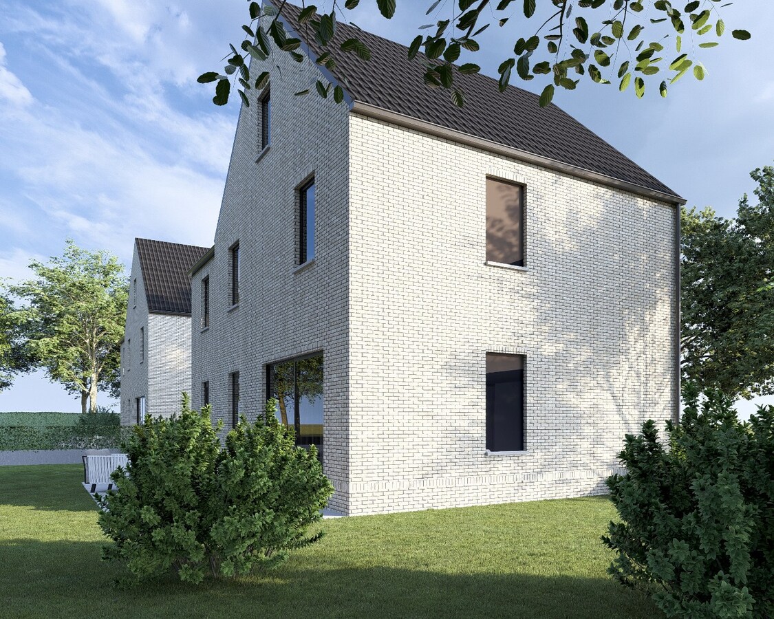 Nieuwbouwproject van 2 vrijstaande nieuwbouwwoningen op percelen van 6are en 6a22ca op een rustige locatie te Neeroeteren! 
