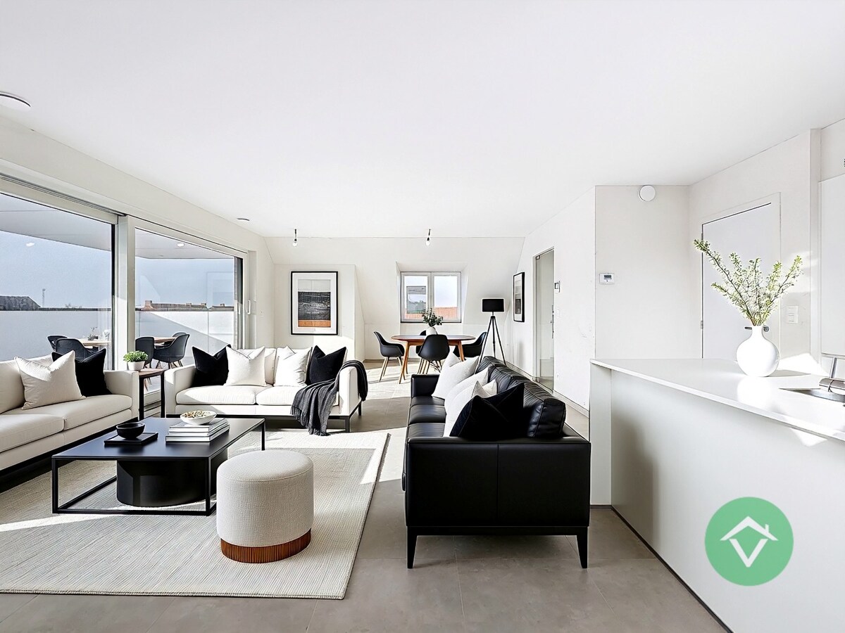 Nieuwbouwappartement met 2 slaapkamers en 1 terras in centrum Koekelare 