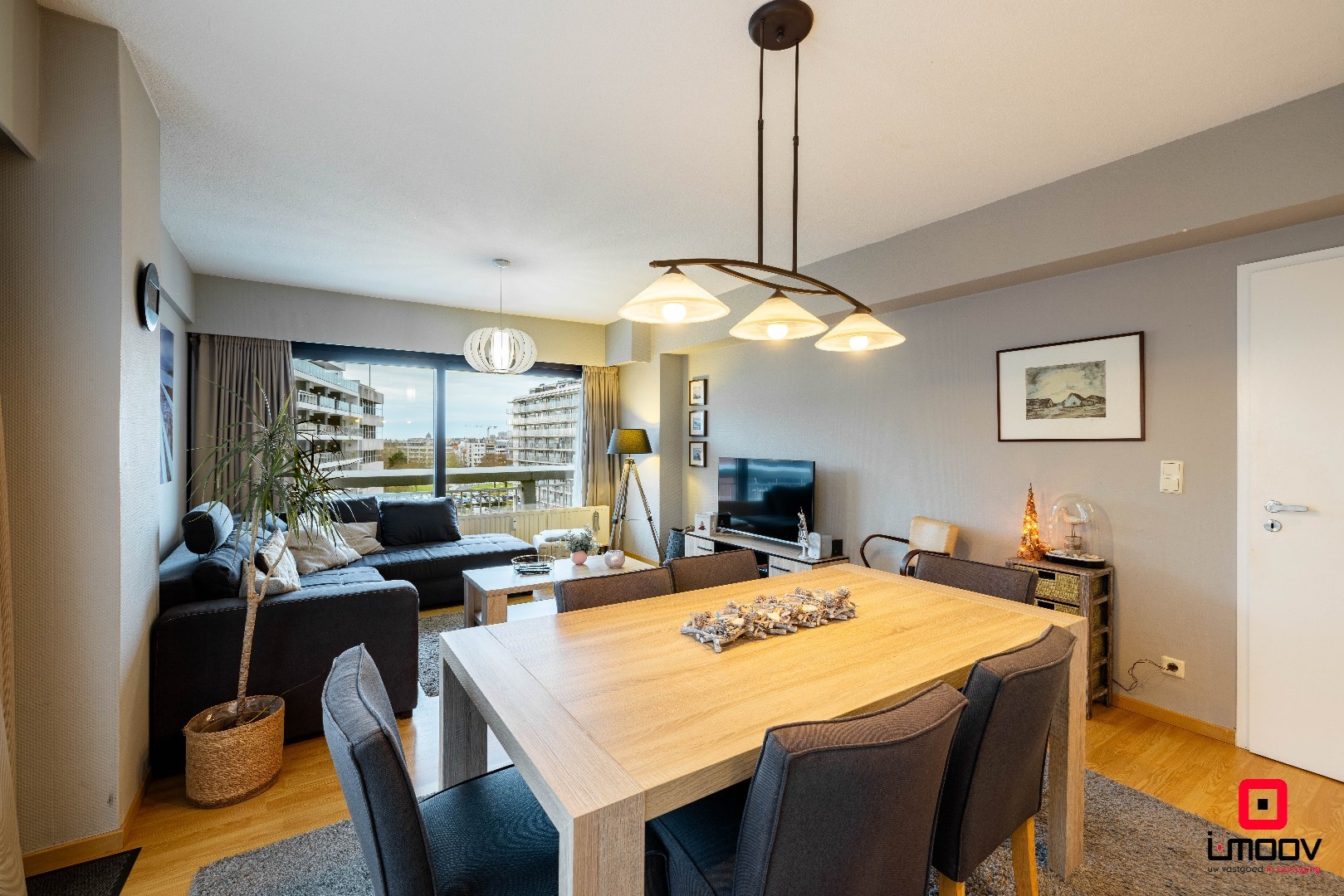 Ruim, lichtrijk hoekappartement met uniek havenzicht, topligging in hartje Oostende 