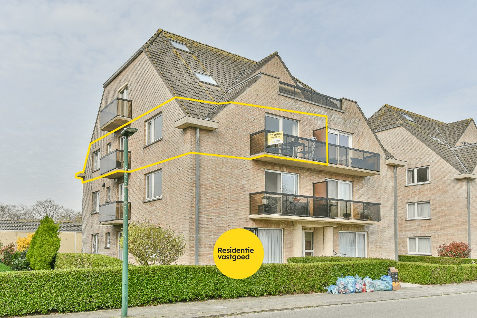 Appartement te huur in Residentie Meulekenhof met 2 slaapkamers inclusief garage 