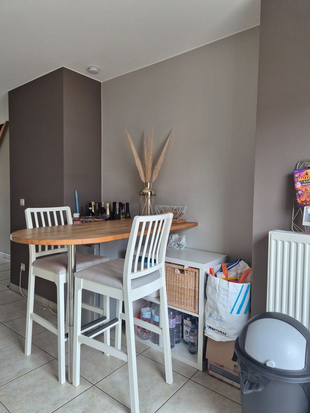 Duplex appartement met 2 slaapkamers en terras. 