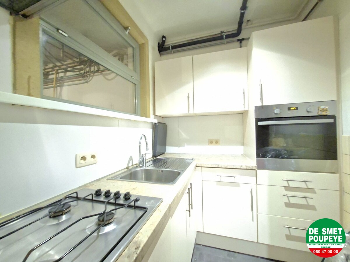 Gelijkvloersappartement met tuintje 