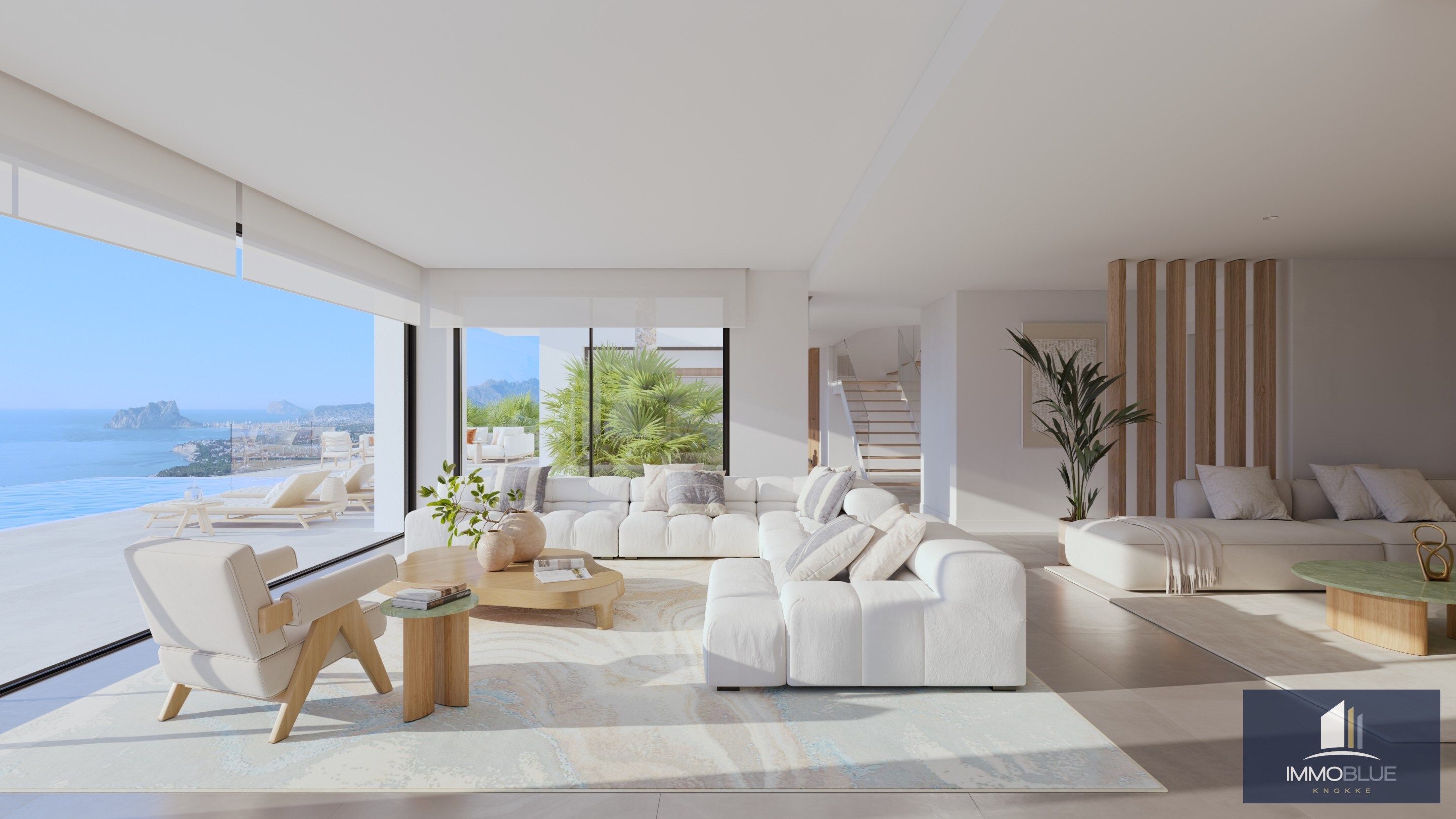 Designvilla in Benissa met infinity pool. 