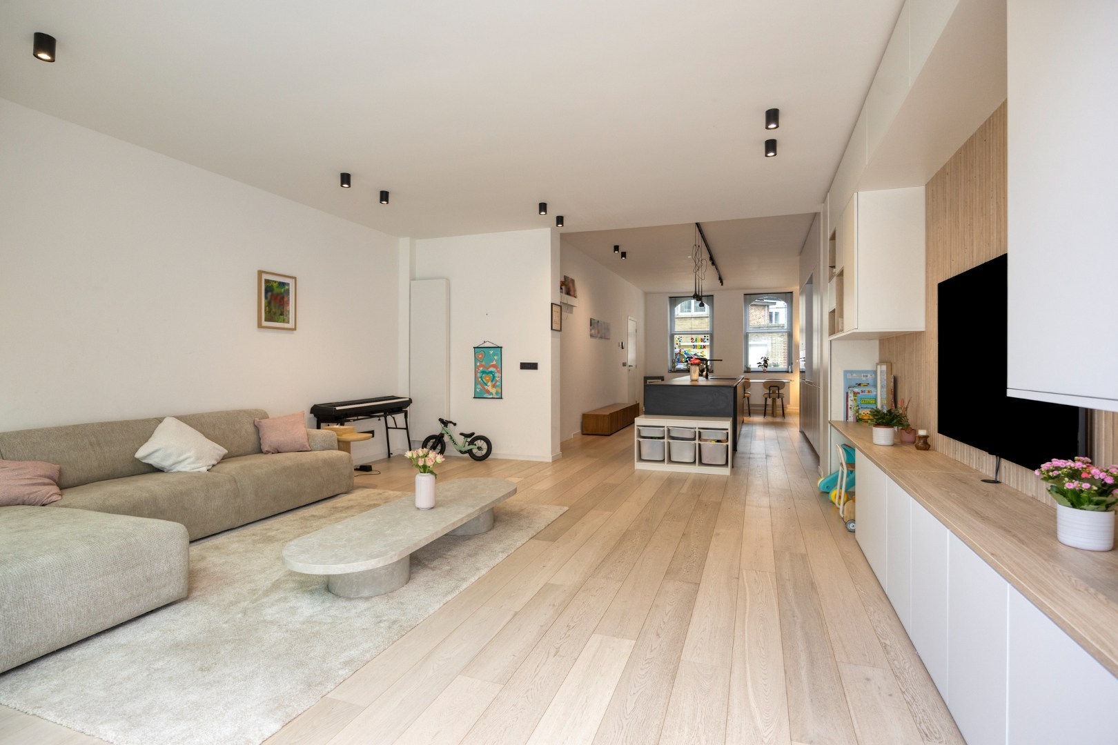 Prachtig herenhuis met 4 slaapkamers, 2 badkamers in Leuven centrum - EPC 77Kwh/m² 