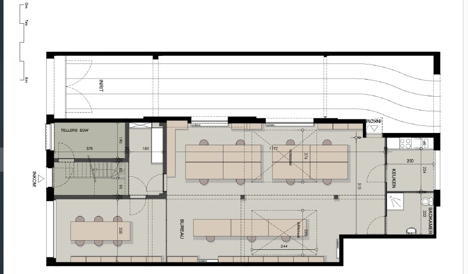 Ingedeelde kantoorruimte te huur in Aartselaar