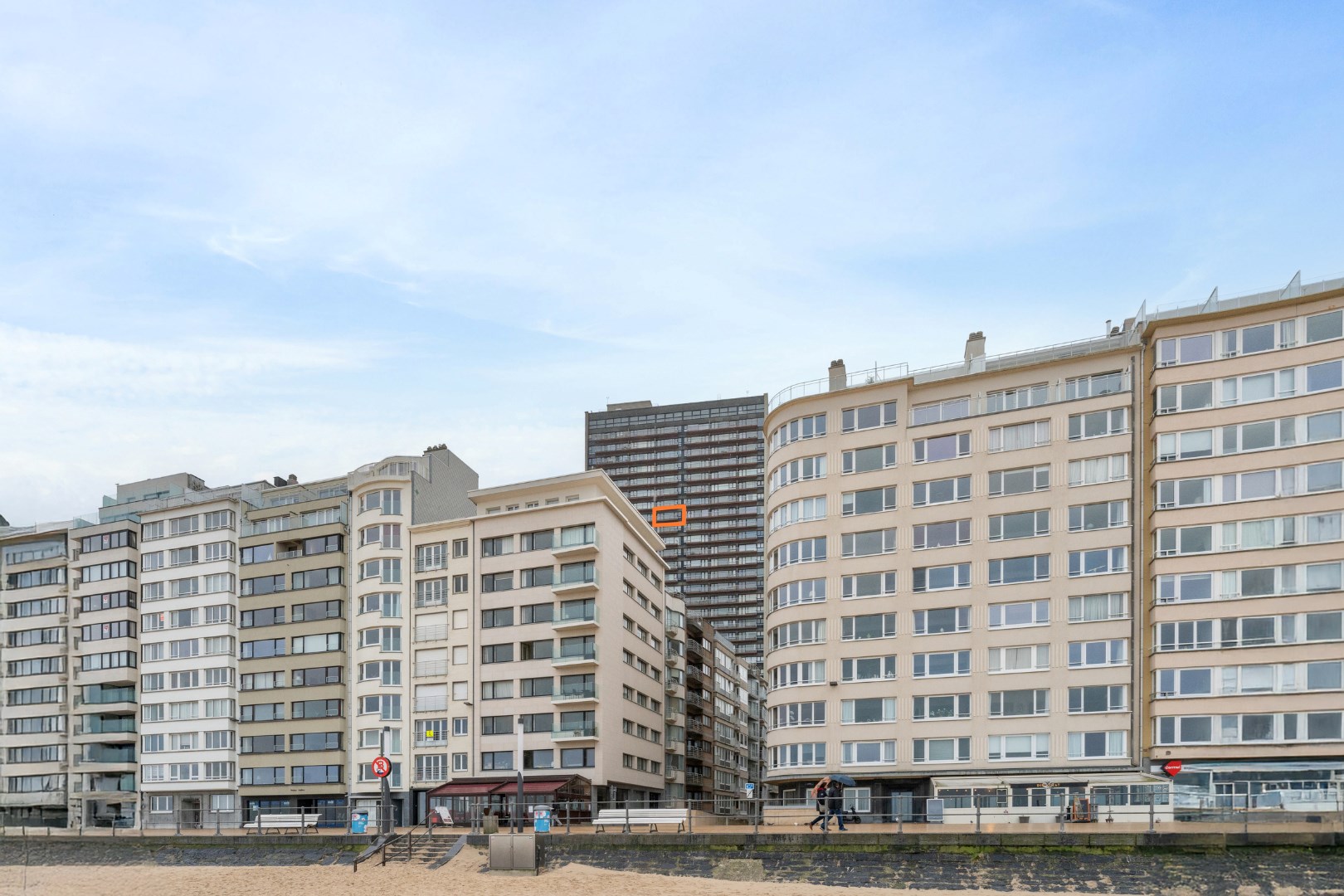 Appartement de vacances au centre d'Ostende avec une vue imprenable sur la mer et la ville 