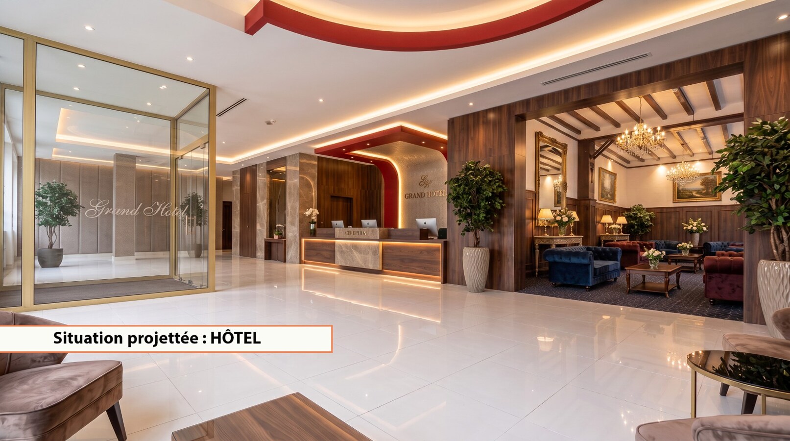 Immeuble de rapport "Le Grand Hôtel" en face de la Gare, EXCELLENT POTENTIEL ! 