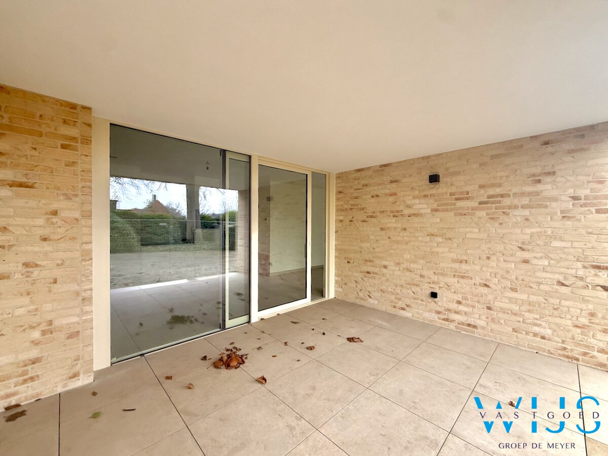 Nieuwbouw gelijkvloers appartement te Wachtebeke ! 