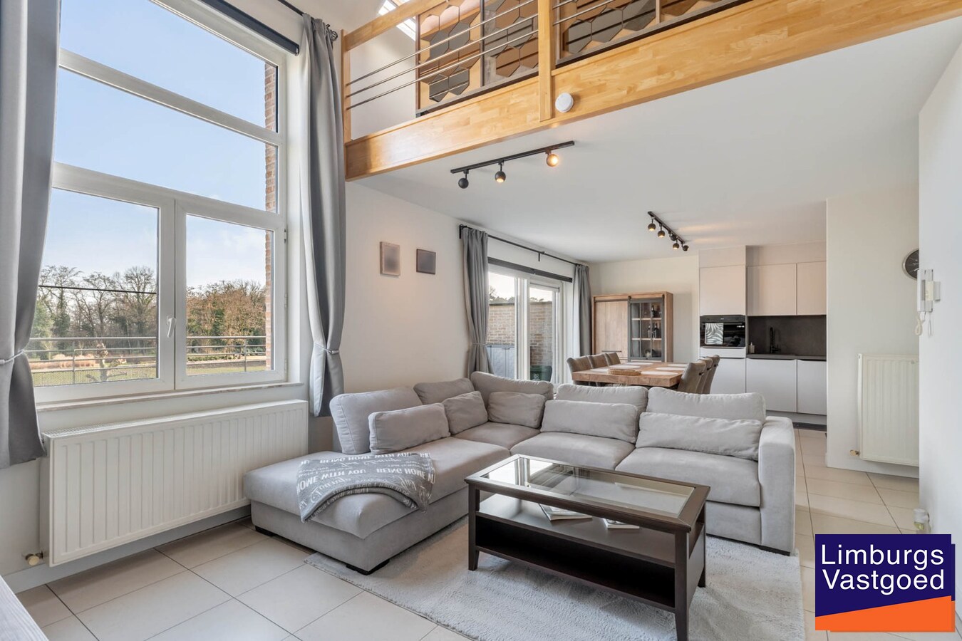 Modern appartement met groot terras in Diepenbeek, 1 slaapkamer, energielabel B, ondergrondse parking en berging inbegrepen 