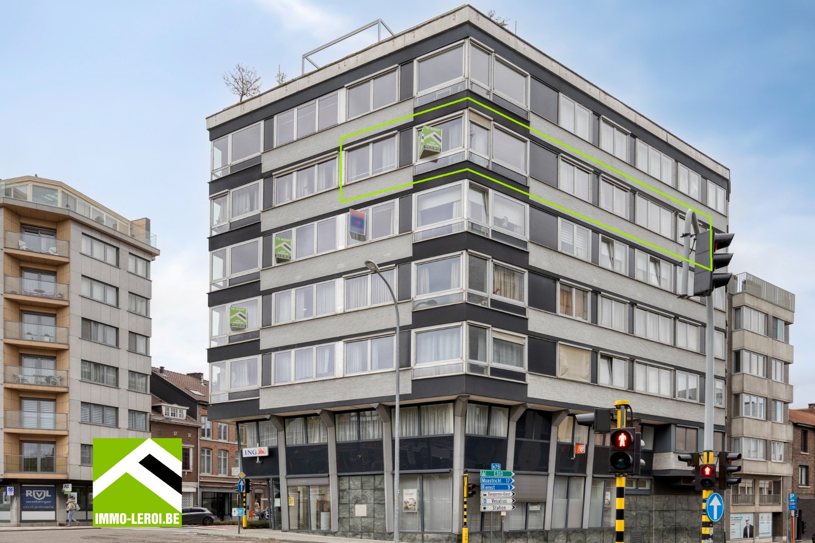 Stationslaan, hoek Jaminéstraat Tongeren