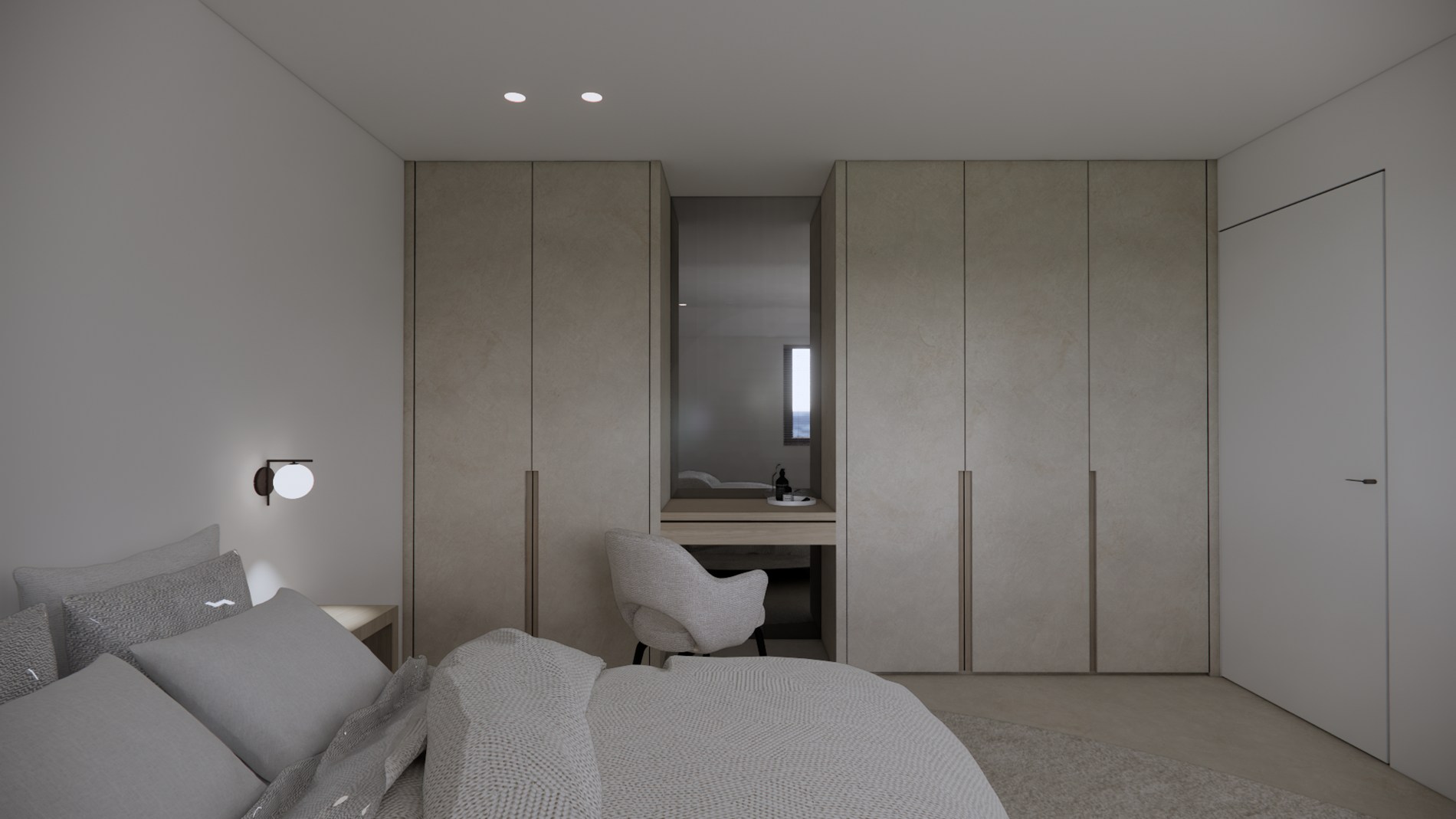 Impressie slaapkamer