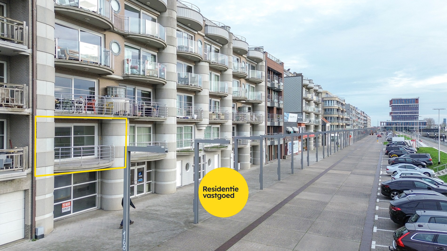 Instapklaar appartement te koop met 2 terrassen en 1 slaapkamer te Zeebrugge 