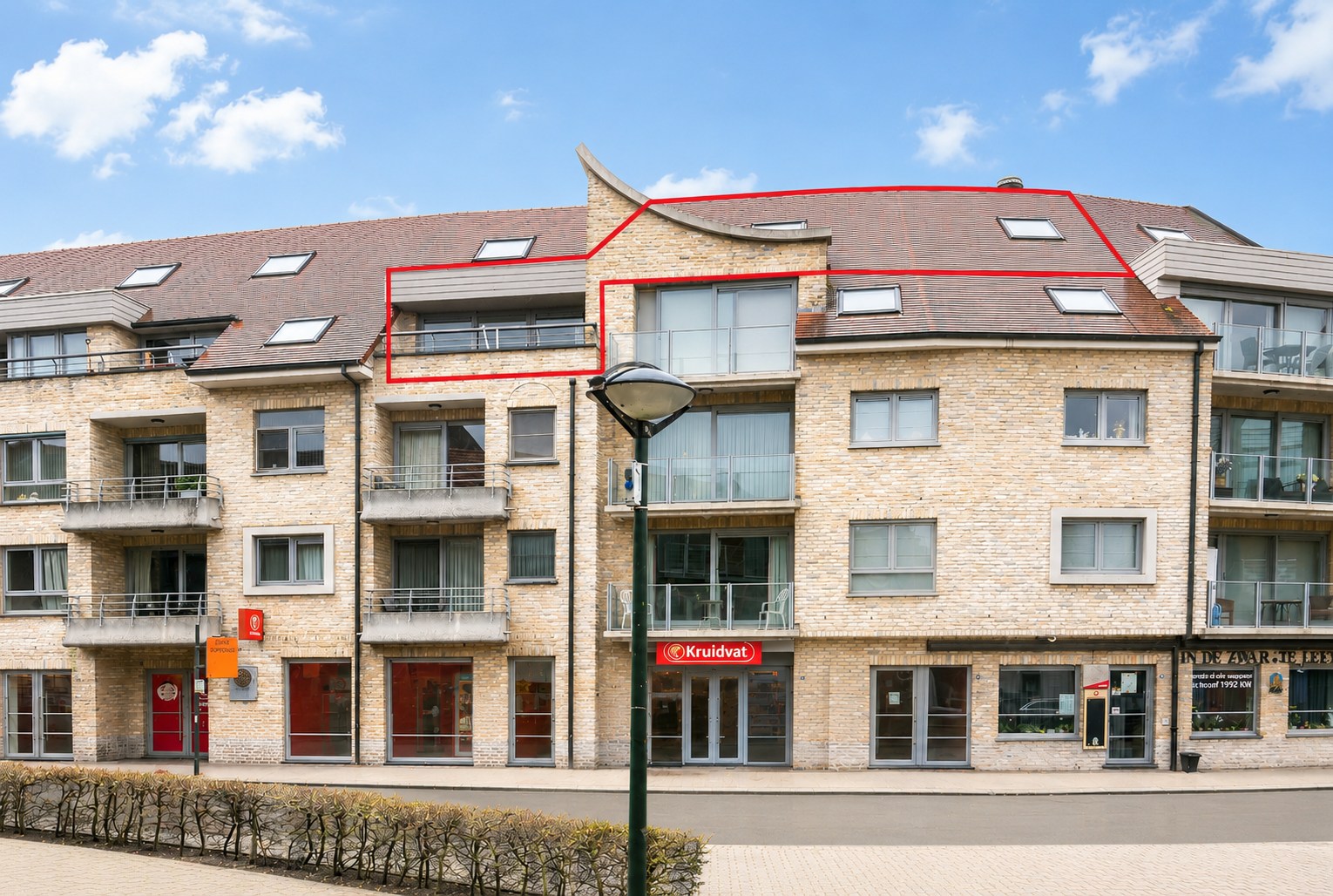 Prachtige appartement (177 m²) met 3 slpk, 2 terrassen, (garage), Torhout 