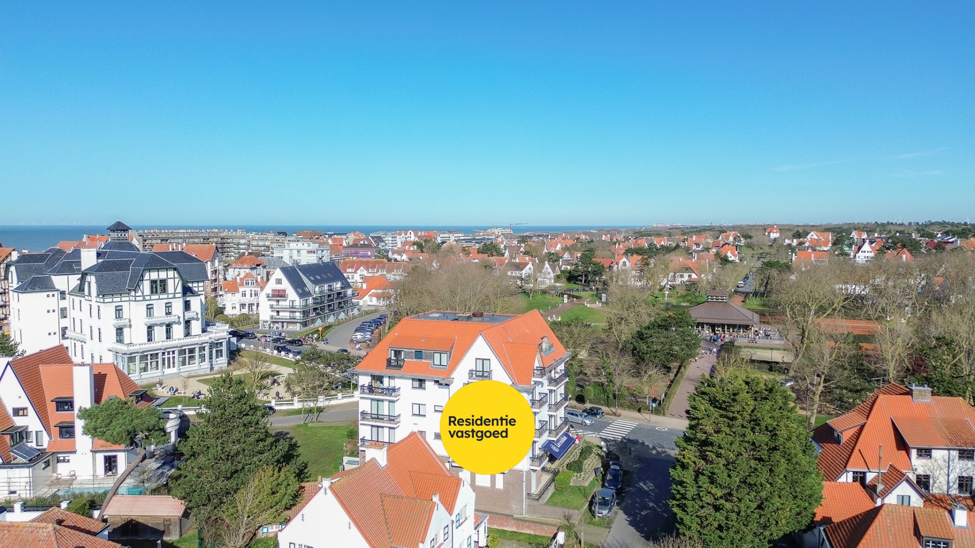 Exclusieve studio met betoverend zicht op de Potinière in de Concessie van De Haan! 