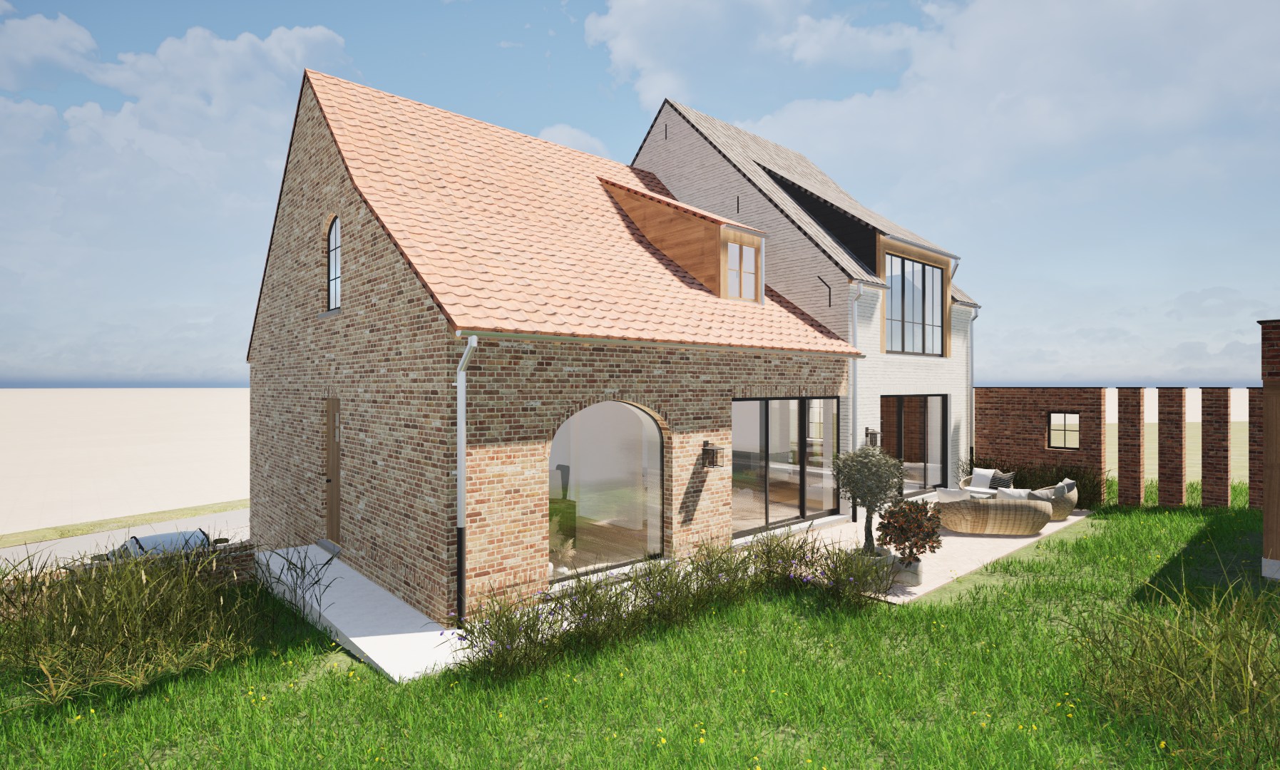 Ruime woning met veel potentieel in een groene omgeving op 39a 