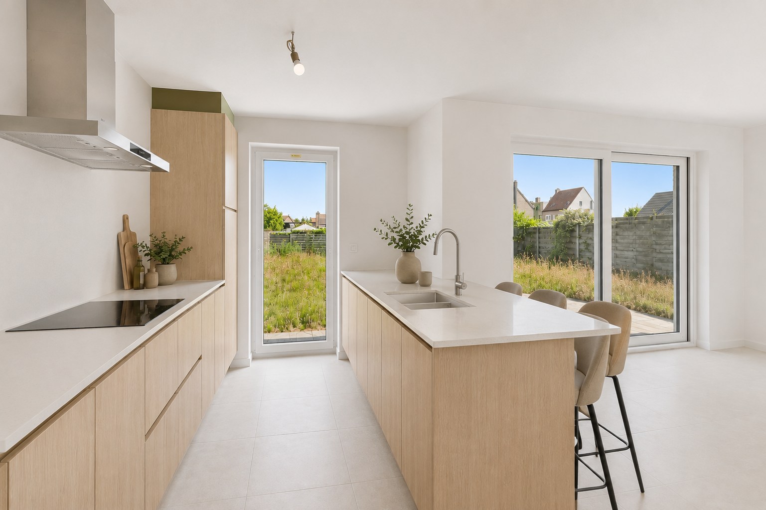 Gezinswoning met drie slaapkamers op goeie locatie 