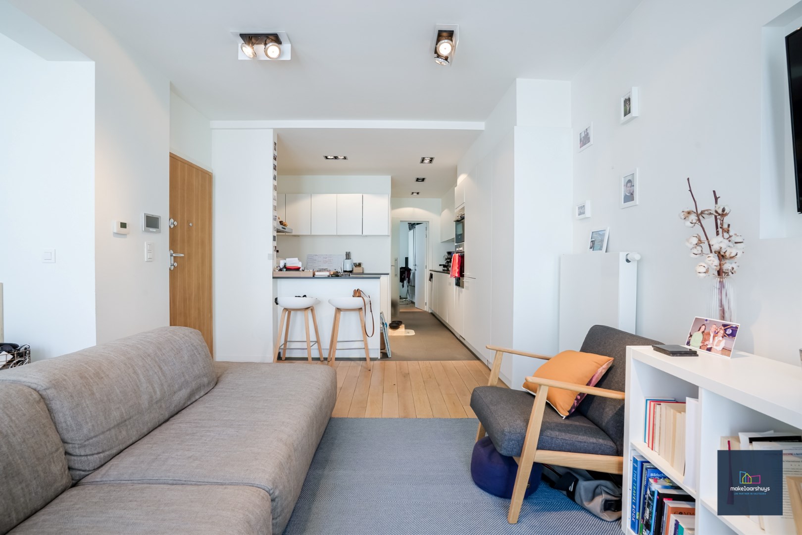 Zeer verzorgd 1-slaapkamerappartement met terrasje  nabij het centrum 