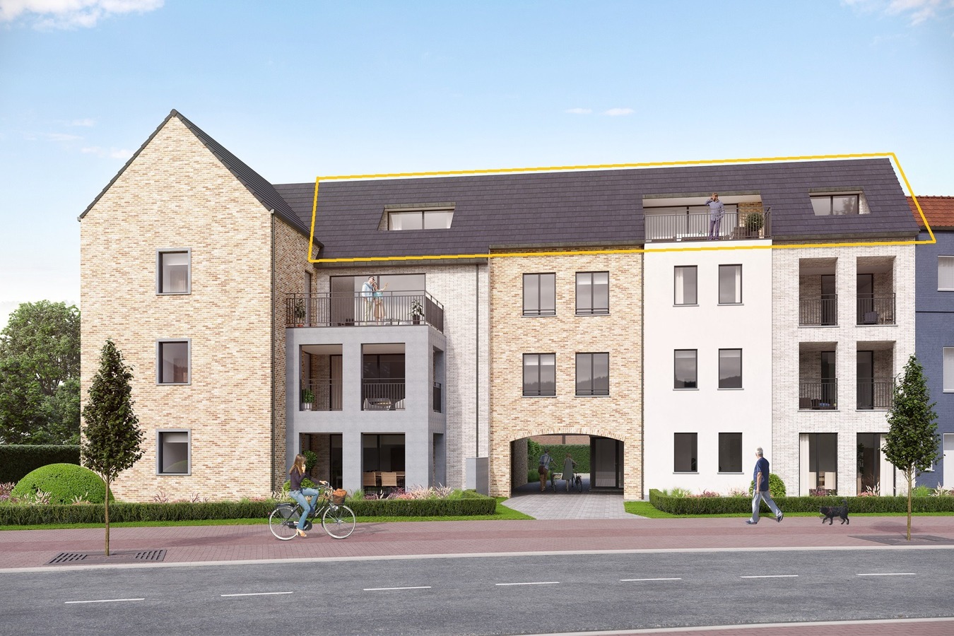 Verkocht penthouse - Maaseik