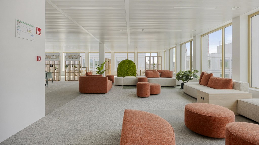 Nieuwbouw future proof kantoren te huur aan The Loop in Gent