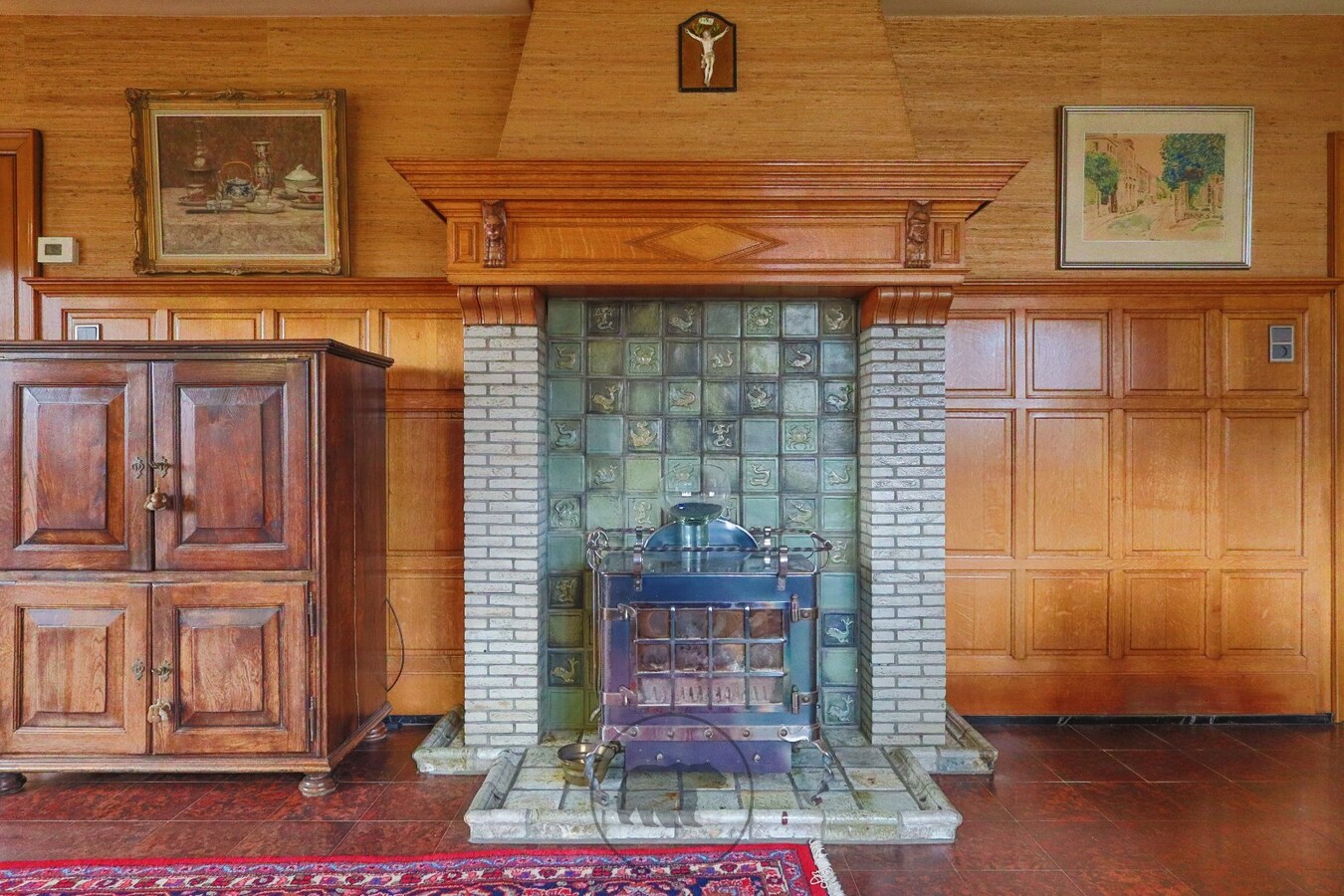 Woning met karakter en uitzicht op de velden nabij centrum Aalst 