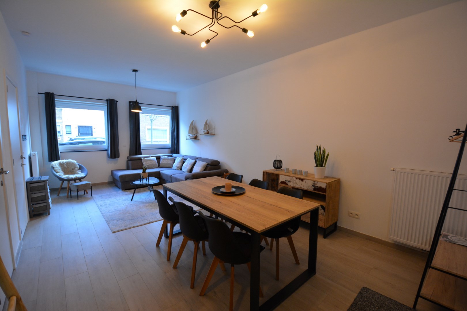 Gezellig en modern gelijkvloers appartement vlakbij de jachthaven 