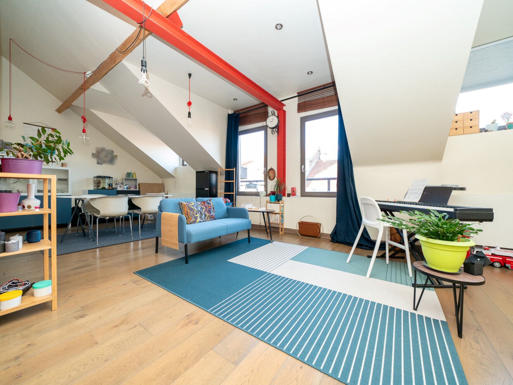 Knappe loft met 2 kamers nabij Brussel centrum 