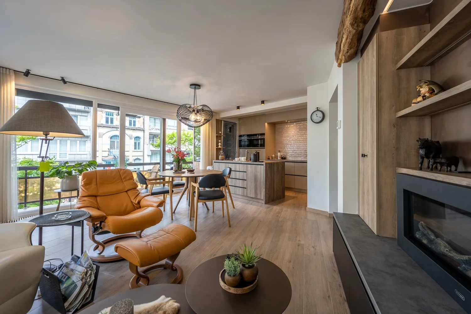 Aangenaam HOEK-appartement met 2 slaapkamers op een topligging in Knokke.